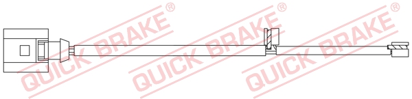 Czujnik zużycia klocka